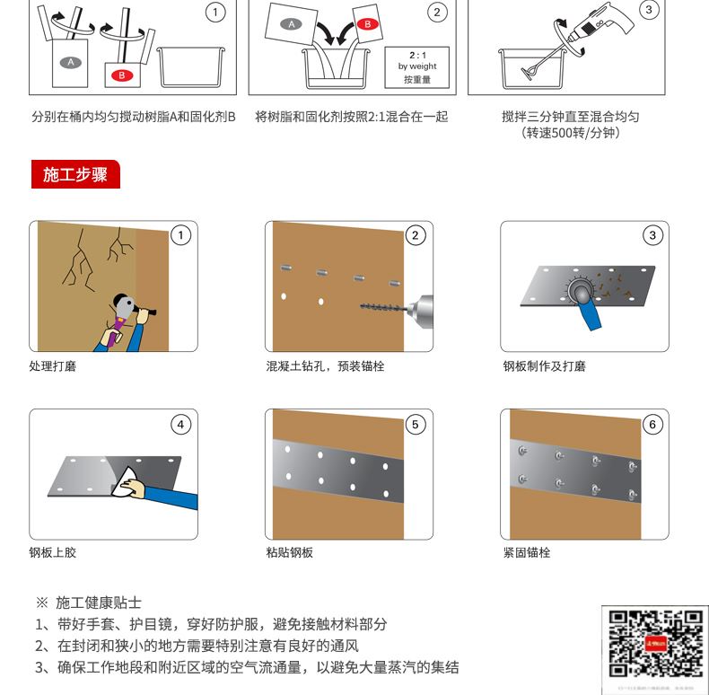 包钢富源粘钢加固施工过程